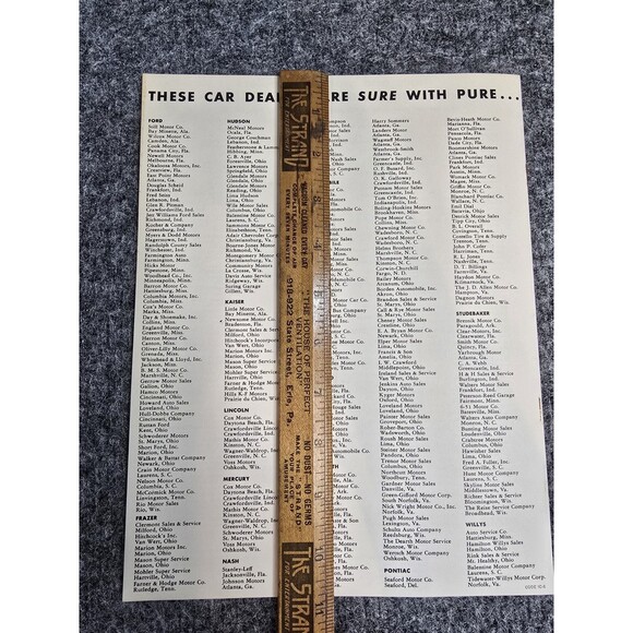 Pure Oil Company Advertising Car Dealer Brochure Catalog 40s 50s They Agree - Picture 3 of 7